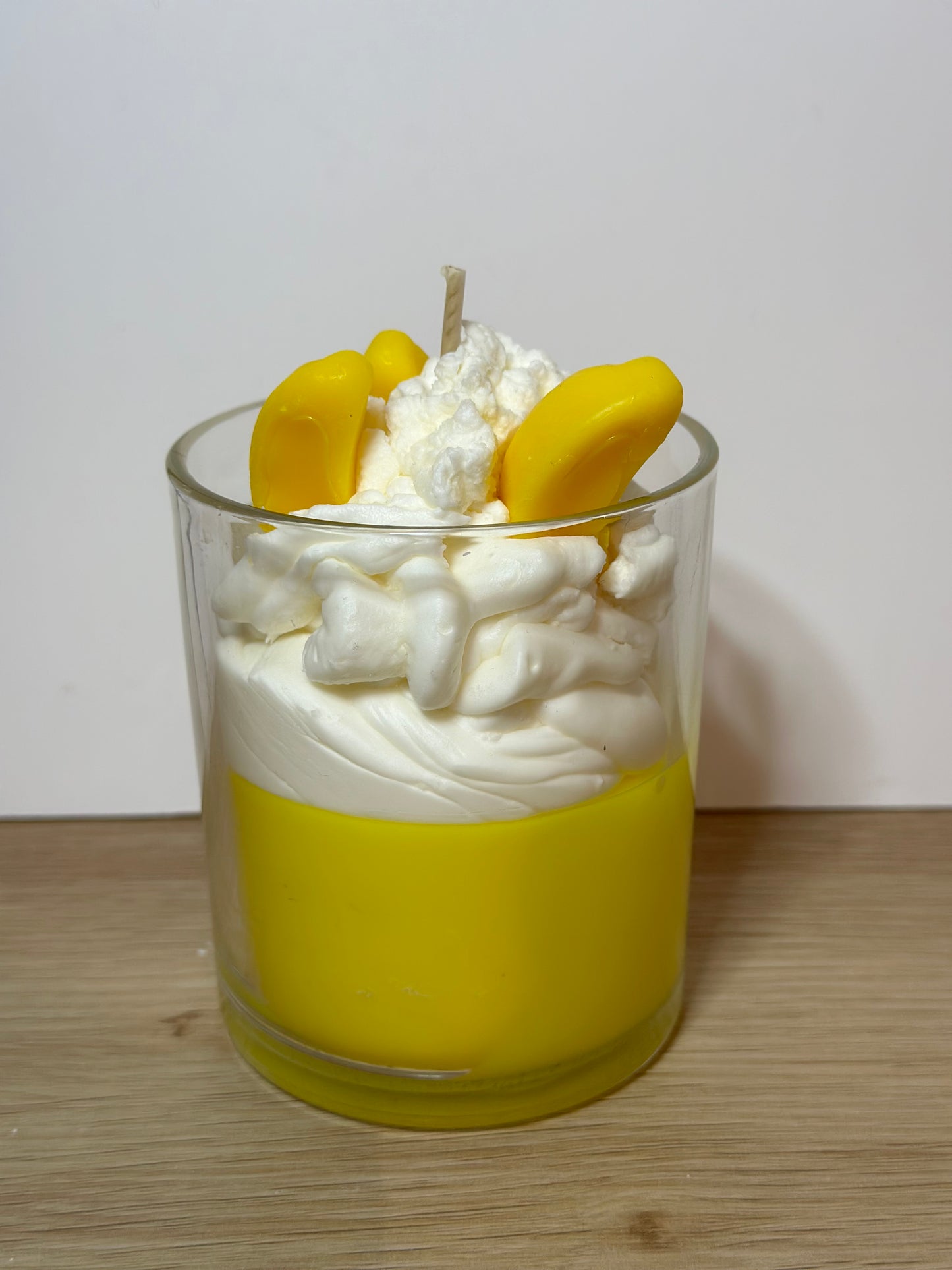 Banana lollies dessert candle