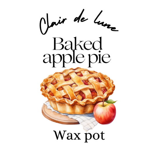 Baked apple pie melt pot