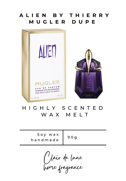 Alien by Thierry Mugler dupe - Clam shell wax melt