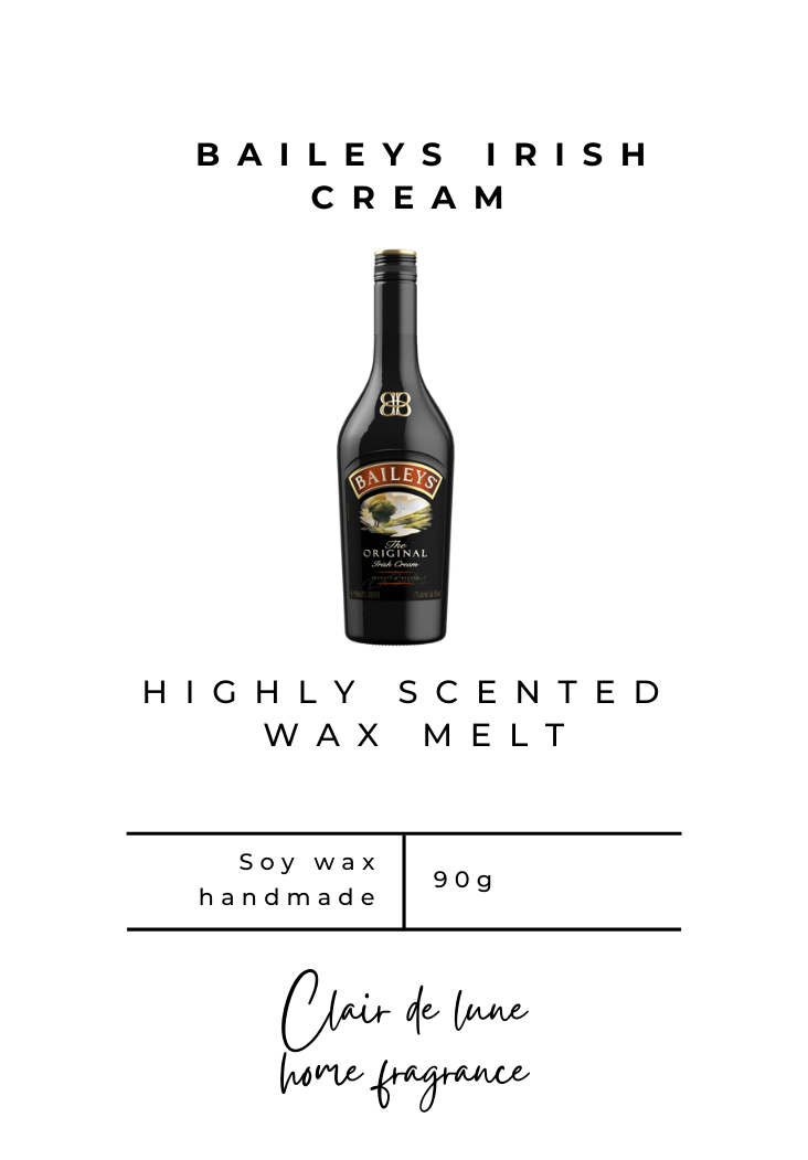 Baileys Irish cream - Clam shell wax melt