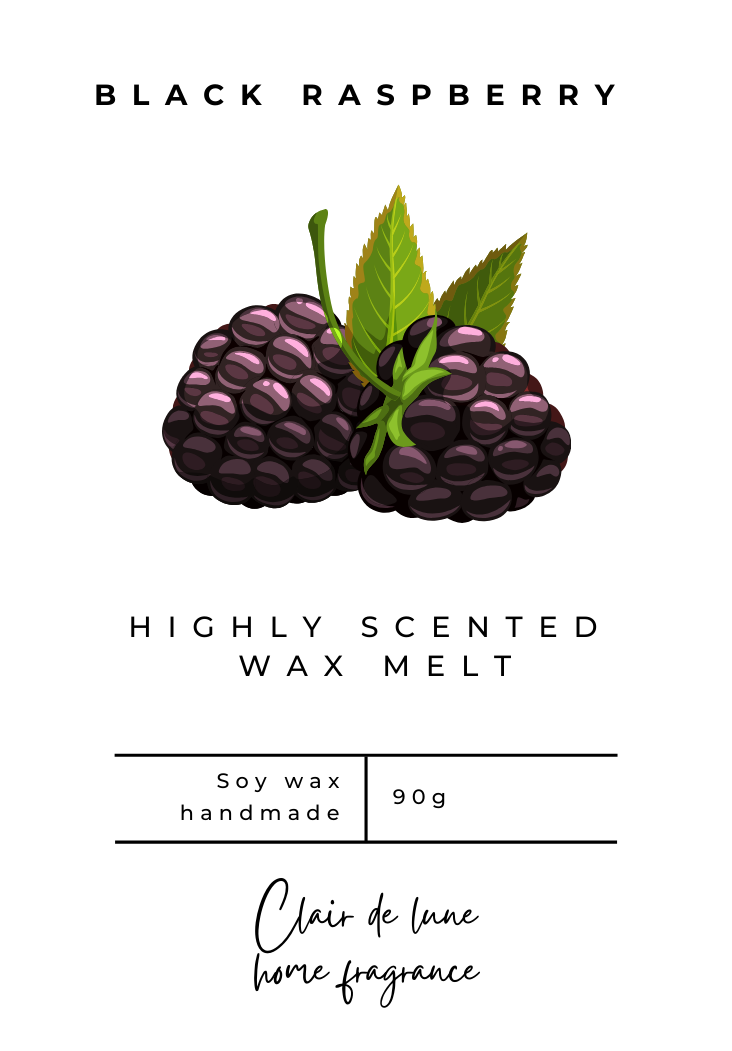 Black raspberry - Clam shell wax melt
