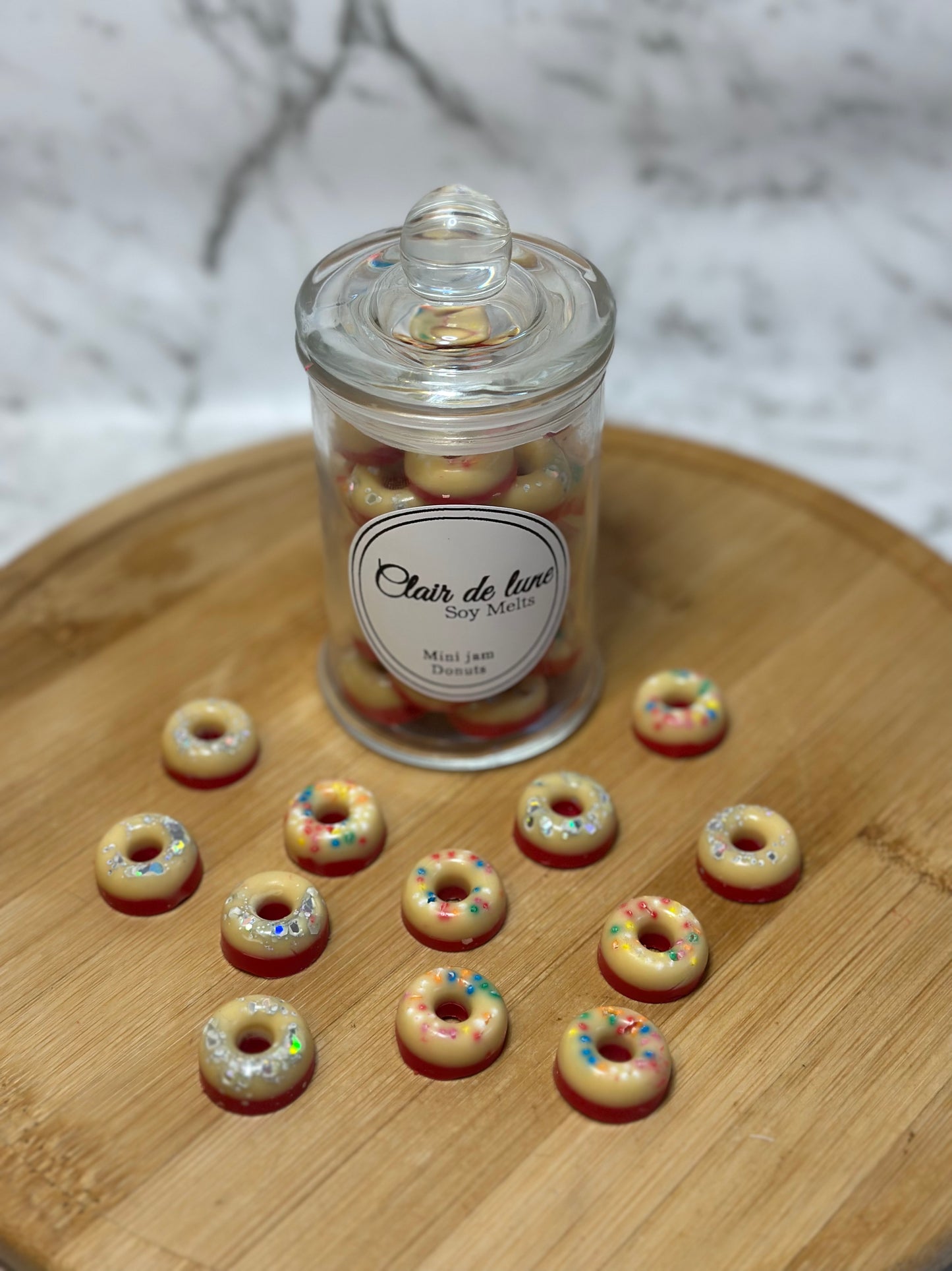 Melt jar - mini jam donuts