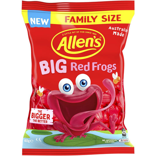Red frogs