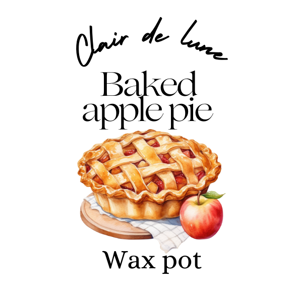 Baked apple pie melt pot