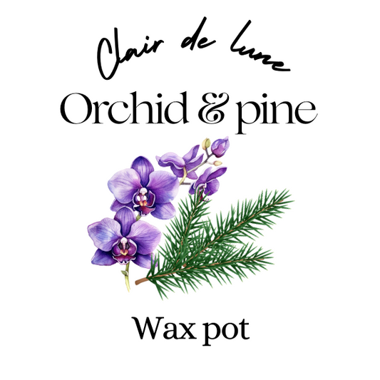 Orchid & pine melt pot