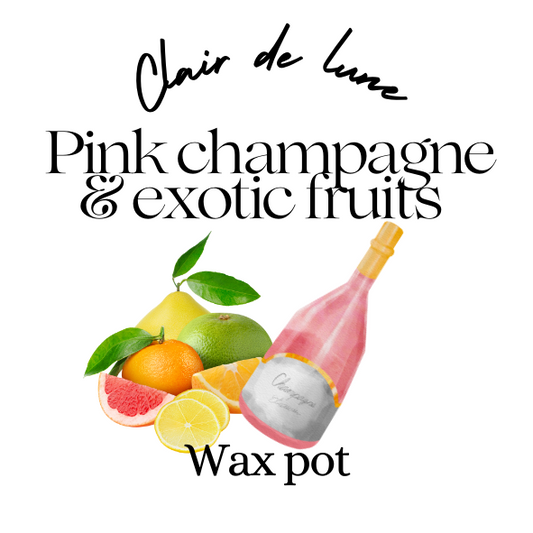 Pink champagne & exotic fruits melt pot