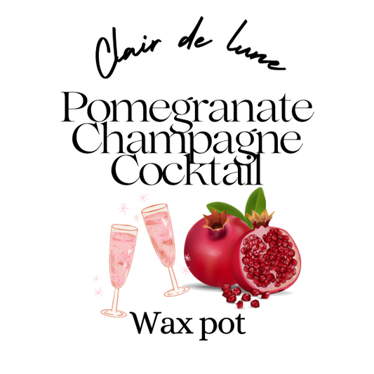 Pomegranate Champagne Cocktail melt pot
