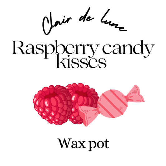 Raspberry candy kisses melt pot