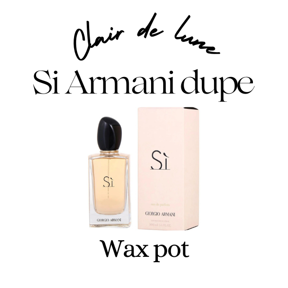 Si by Armani melt pot