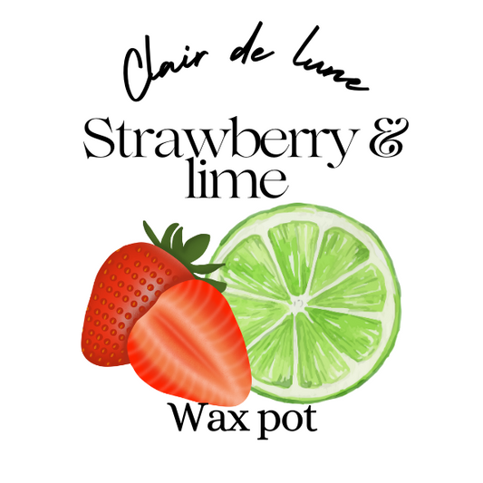 Strawberry & lime melt pot