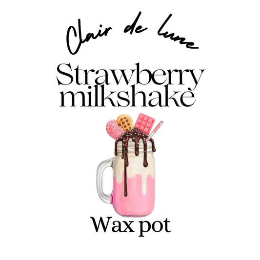 Strawberry milkshake melt pot