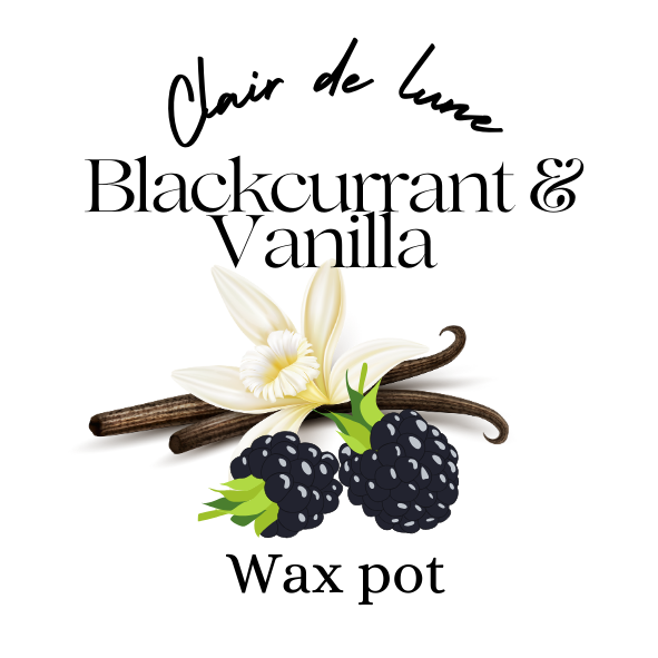 Blackcurrant vanilla melt pot