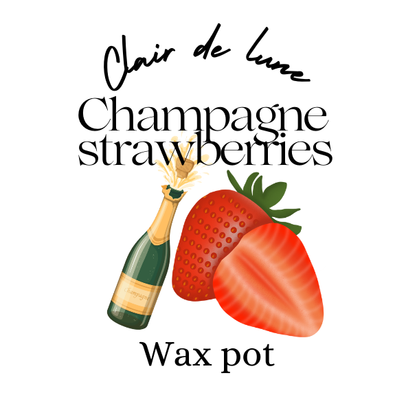 Champagne & strawberries melt pot