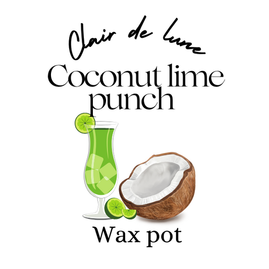 Coconut lime punch melt pot