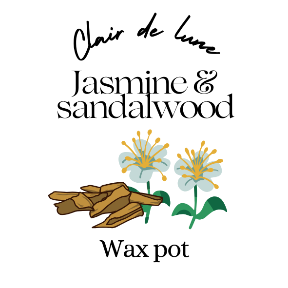 Jasmine & sandalwood melt pot