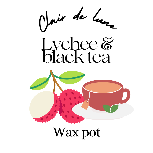 Lychee & black tea melt pot