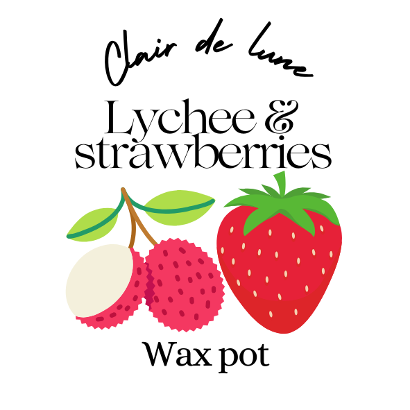 Lychee strawberries melt pot