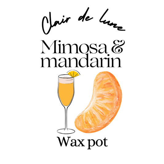 Mimosa & mandarin melt pot