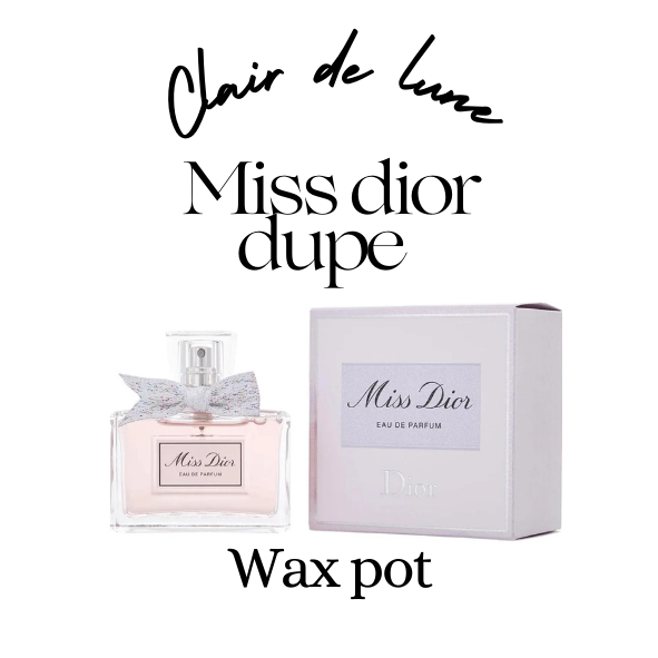 Miss dior dupe melt pot – Clairdelunecandlesau