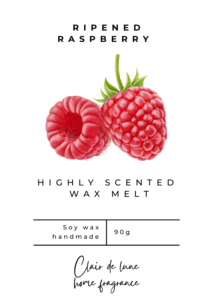 Ripened raspberry - Clam shell wax melt