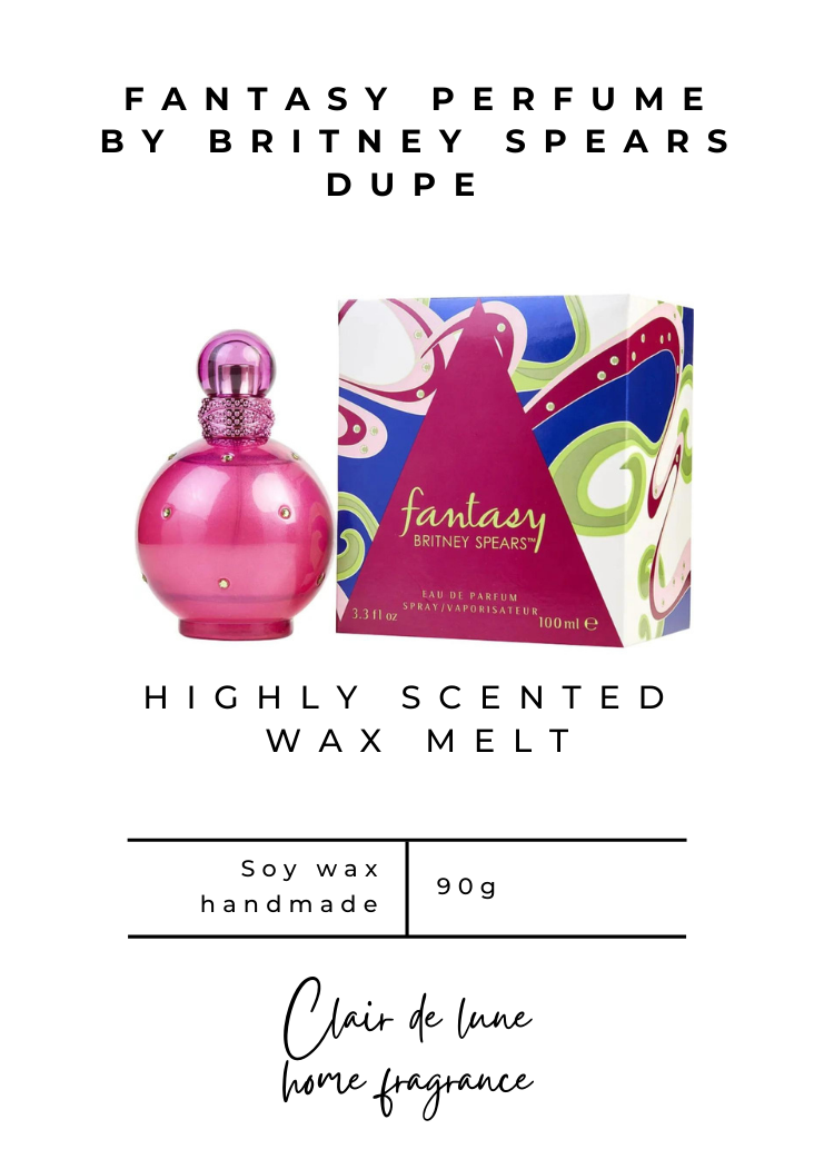 Fantasy perfume by Britney Spears dupe - Clam shell wax melt