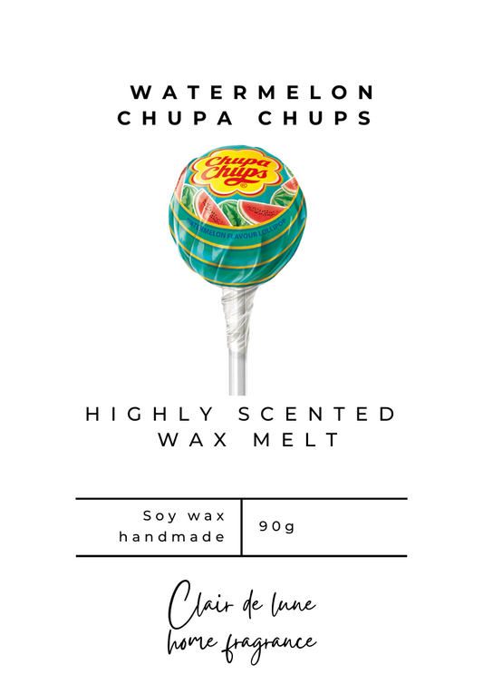 Watermelon chupa chups - Clam shell wax melt