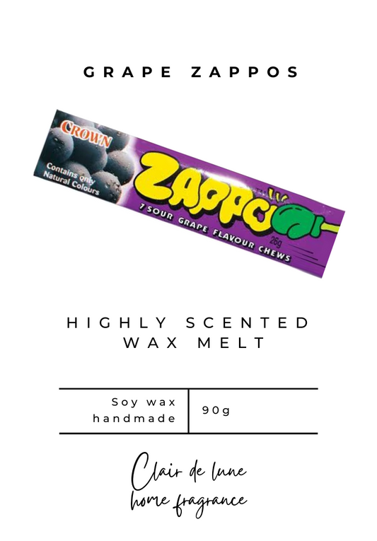 Grape zappos - Clam shell wax melt