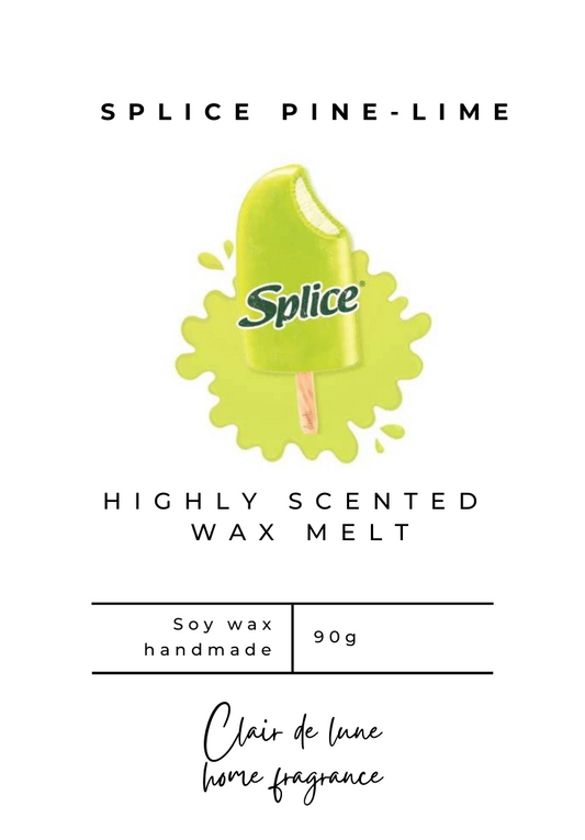 Splice pine-lime - Clam shell wax melt