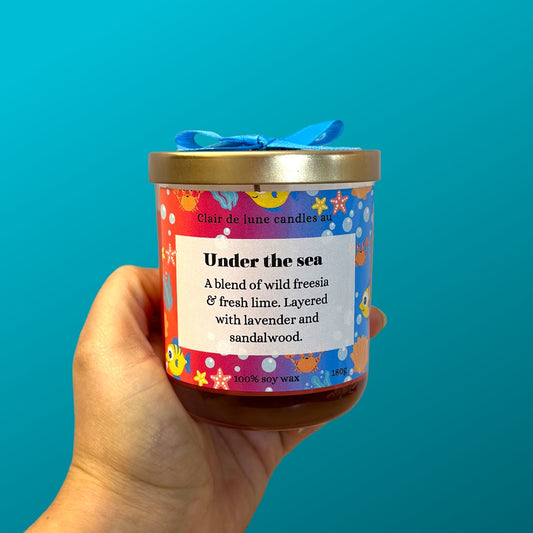 Under the sea candle