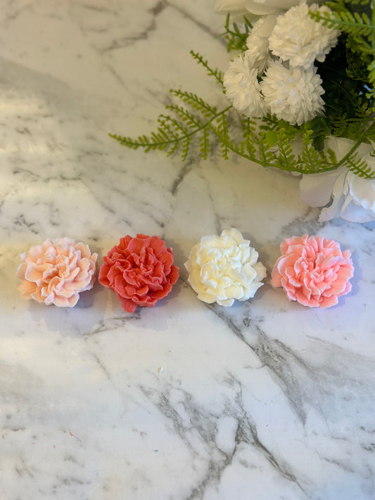 Mini peony flower melts