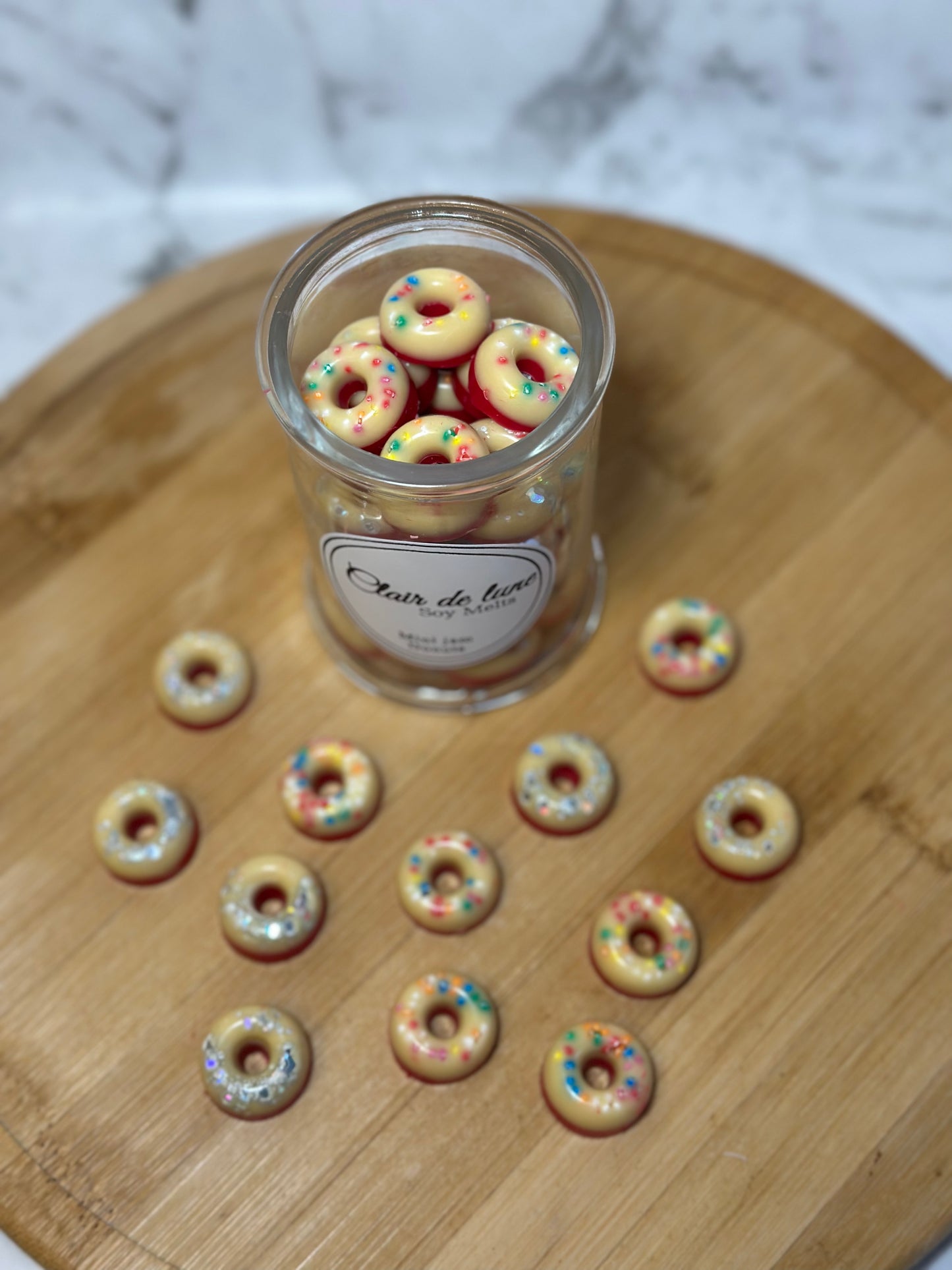 Melt jar - mini jam donuts