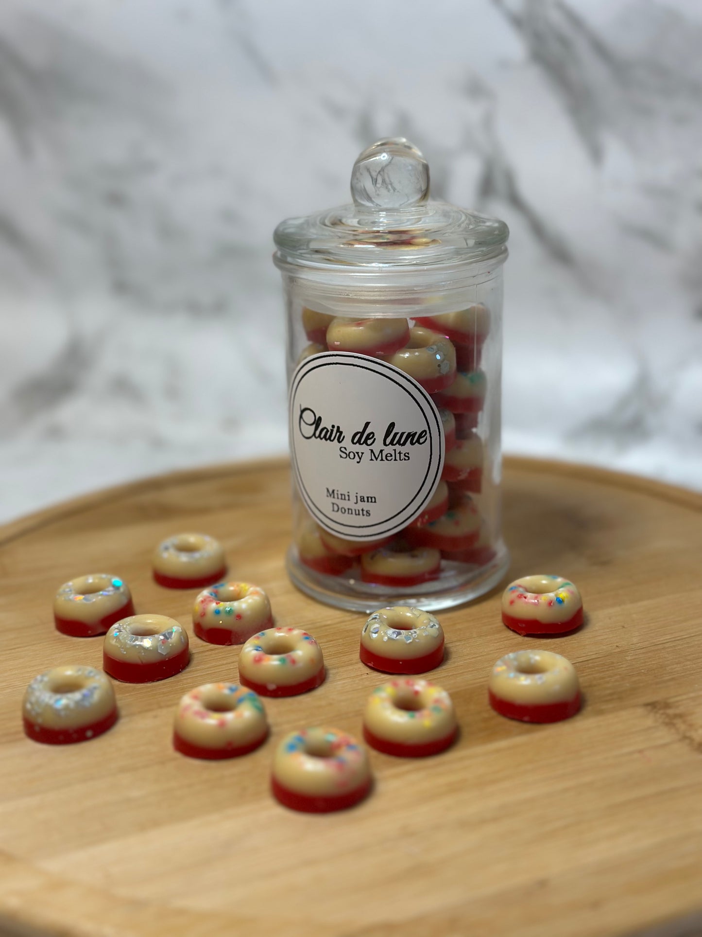 Melt jar - mini jam donuts